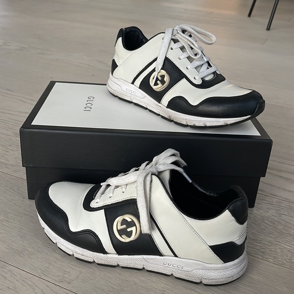 AUTH Gucci GG sneakers size 37 with box - Picture 6 of 9